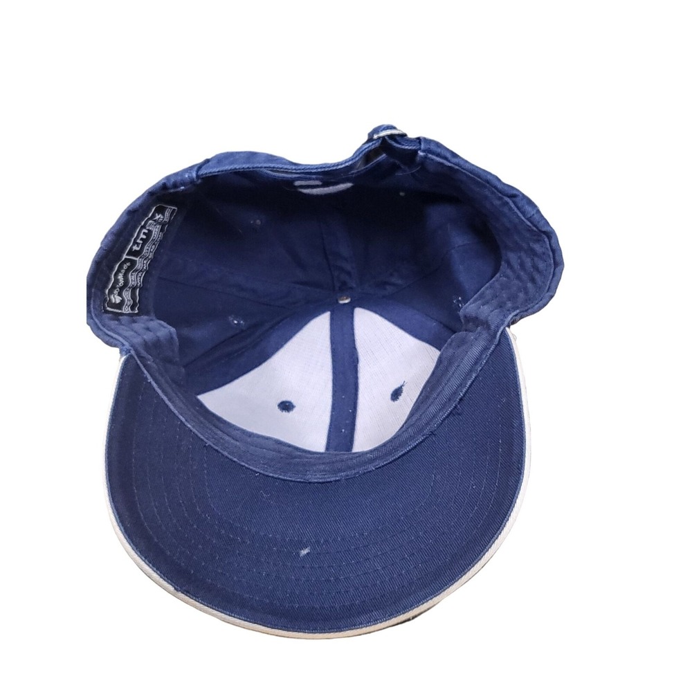TaylorMade Golf Hat Adjustable Strap Cap Blue White Embroidered Sportswear Dad - Picture 5 of 6